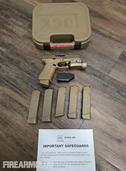 Glock 19X MOS Coyote Brown 9mm 4.52